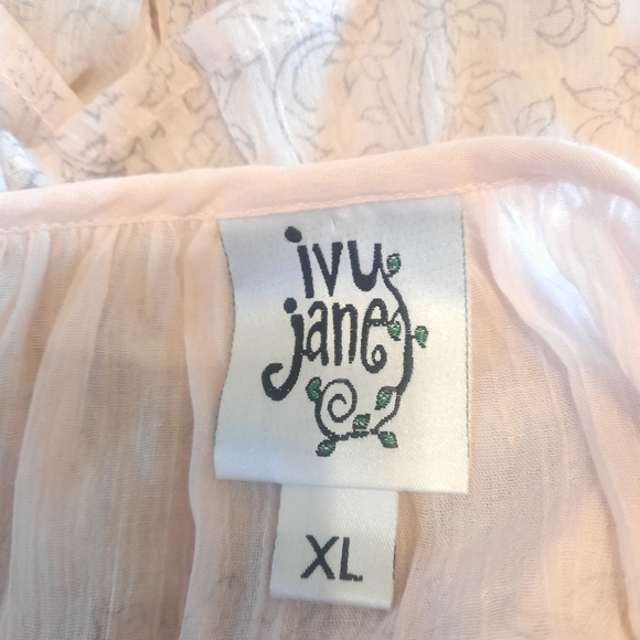 ivy jane Boho Novelty Top | Light Pink | Size XL - Picture 13 of 15